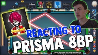 REACTING TO PRISMA 8BP TRICKSHOTS VIDEO  8 Ball Pool [upl. by Ner]