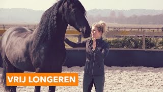 Vrij longeren zonder halster  PaardenpraatTV [upl. by Nylsirk]