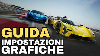 GUIDA AI MIGLIORI SETTING VIDEO FORZA MOTORSPORT PER PC  COME MIGLIORARE LE PRESTAZIONI DI FM [upl. by Harrod609]