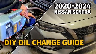 The Fastest 2020 Nissan Sentra SR Oil Change Guide [upl. by Ellenet452]