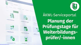 Wie funktioniert die Anwendung quotPrüfungsplanungquot im OnlinePortal der Ärztekammer WestfalenLippe [upl. by Maris86]