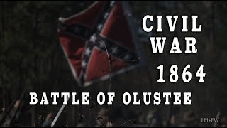 Civil War  1864 Battle of Olustee Florida [upl. by Akinal]