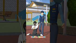 Polisi mencari penjahat yang kabur ⁉️😱 sakuraschoolsimulator shorts sss sakura [upl. by Hannon]