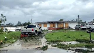 Hurricane Milton slams into Florida as a Category 3 [upl. by Eynttirb925]