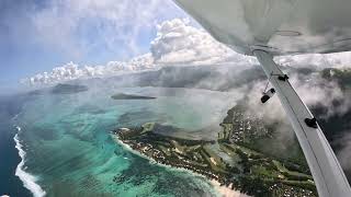 Île Maurice  Vol en hydravion première partie [upl. by Leinnad]