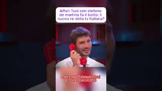 Affari Tuoi con stefano de martino fa il botto Il nuovo re della tv Italiana [upl. by Eirrak]