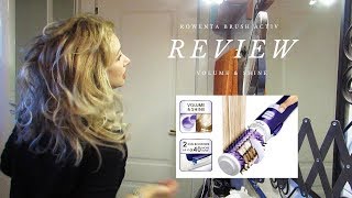 ROWENTA BRUSH ACTIVE Volume amp Shine  REVIEW [upl. by Eneja]