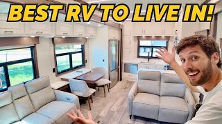 The BEST fifth wheel RV to live in 2024 DRV Mobile Suites 41RKDB [upl. by Tita]