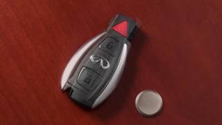 2017 INFINITI QX30  Key Remote Battery Replacement [upl. by Symon373]