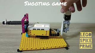 Lego SPIKE Prime  Shooting game [upl. by Dahaf]