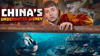 Exploring UNDERWATER Disney  Chinas Abandoned Theme Park [upl. by Watkin]