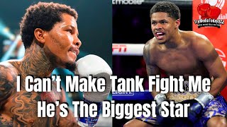 Shakur Stevenson Reveals Who Am I to Offer Tank Davis A Contract Hes A Bigger Star Than Me [upl. by Milks]