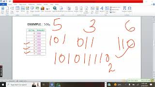 HOW TO CONVERT OCTAL TO BINARY [upl. by Ahsinra106]