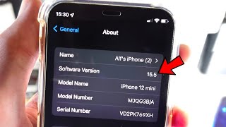 Any iPhone how to check iOS version iPhone OS [upl. by Llenrad]