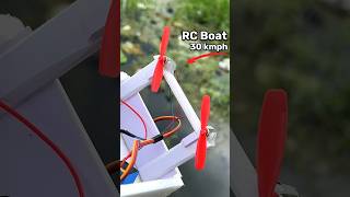 RC Air Boat using Drone Motor [upl. by Aihsek]