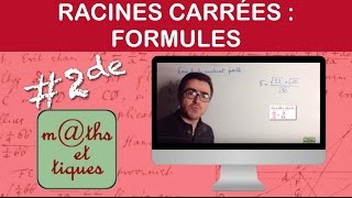 Appliquer les formules sur les racines carrées  Seconde [upl. by Trista]