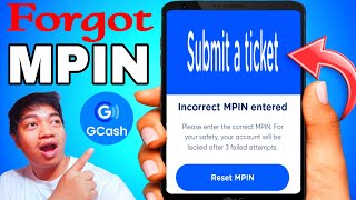 GCASH FORGOT MPIN SUBMIT A TICKET 2024 [upl. by Welsh]