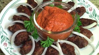 Ćevapčići with Ajvar Slovenian recipe [upl. by Ulrikaumeko]