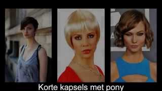 Korte kapsels met pony [upl. by Atsira]