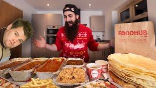 SMITHYS ULTIMATE INDIAN TAKEAWAY CHALLENGE FROM GAVIN amp STACEY  BeardMeatsFood [upl. by Ahders427]