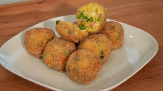 ARANCINI  PALLE DI RISO Buono Facile Veloce [upl. by Quenby]