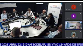 EL SÚPER DEBATE 2024 ABRIL 22  910 AM TODELAR EN VIVO  24 AÑOS DE TRIUNFOS [upl. by Landel]