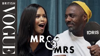 Sabrina amp Idris Elba Play Mr amp Mrs  Vogue Challenges  British Vogue [upl. by Rubin427]