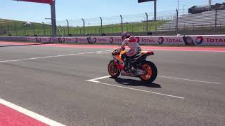 MOTOGP MARC MARQUEZ PRATICE START PURE SOUND [upl. by Bard]