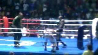 Vanuatu kid Kali Jacobus knocked out the Brazilian Rocky at the 11th round [upl. by Nahsor317]