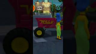 The Simpsons Hit amp Run PS2  First Appearances of Groundskeeper Willies Tractor [upl. by Goodson]