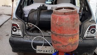 LPG gas filling without motor for maruti 800 car [upl. by Reidid203]