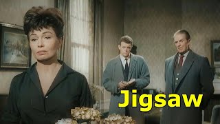 Jigsaw 1962 1440p  Jack Warner  Ronald Lewis  Yolande Donlan  MysteryThriller [upl. by Nwahs]