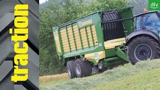 Krone MX 370 GD in der traction Arbeitsprobe [upl. by Klepac760]