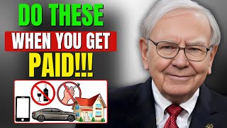 8 Smart Money Steps To Do Every Time You Get Paid By Warren Buffett [upl. by Earased]