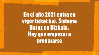 Ticketbai la nueva forma de facturación en Euskadi En Bizkaia se llama sistema Batuz [upl. by Eetnod]