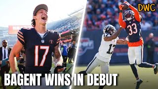 THE BEARS FINALLY WIN A GAME AT SOLDIER FIELD  Bears vs Raiders Postgame Reaction [upl. by Enelyar587]