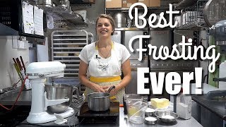 How to make the BEST cake frosting EVER Italian Meringue Buttercream Recipe [upl. by Rosamond]