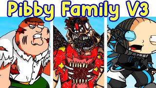 Friday Night Funkin Pibby Family Guy V3 Darkness Takeover V3 Fanmade FNF Mod x Pibby Corruption [upl. by Akemahc792]