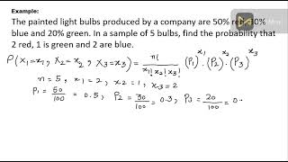 Lecture 41 Multinomial Distribution and Examples [upl. by Amilas]