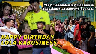 GRABENANGYARI PALA KAY KABUSINESS ANG GANUN 😥 HAPPY B DAY LOLA KB [upl. by Sweyn]