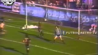 Newells 0 vs River Plate 1 APERTURA 1990 Da Silva [upl. by Yotal]