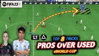 How Pros Scored Tons of goal in the eWorld cup Tournament using top 8 Overpowered Tricks [upl. by Ettie]