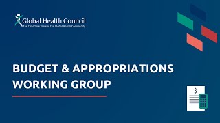 GHC Working Group Budget amp Appropriations [upl. by Cerallua693]