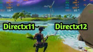 Fortnite DIRECTX 11 VS DIRECTX 12  Chapter 2 Season 3 [upl. by Sharline311]