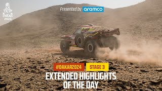 Extended highlights of Stage 3 presented by Aramco  Dakar2024 [upl. by Bianca]