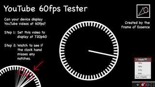 YouTube 60fps Tester [upl. by Lecroy186]