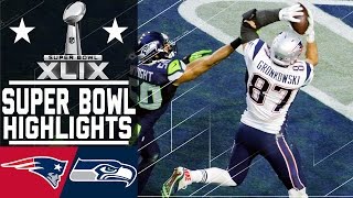 Super Bowl XLIX Patriots vs Seahawks highlights [upl. by Macswan619]