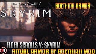 The Elder Scrolls V Skyrim  Ritual Armor Of Boethiah Mod [upl. by Trilbee]