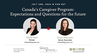 Canada’s Caregiver Program Expectations and Questions for the Future [upl. by Alimrahs228]