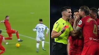 🤣Wild scenes as Sergio Ramos receives two red cards against Real Sociedad [upl. by Randee]